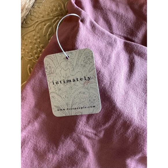 FREE PEOPLE SEAMLESS V NECK CAMI WIND BLUSH Sz M/L - Picture 7 of 11